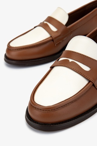 Valmenti Kadın Taba Loafer Ayakkabı 1058 01 Bn Ayk Sk24-25 Taba/bej Taba