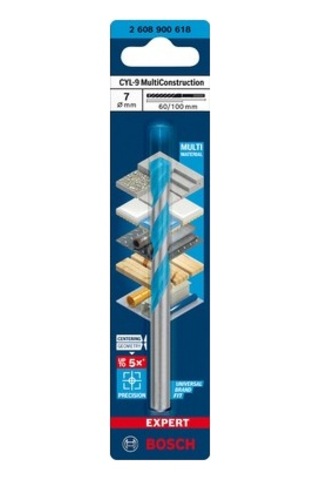 7 X 60 X 100 Mm Delme Ucu, Çok Amaçlı Kullanım