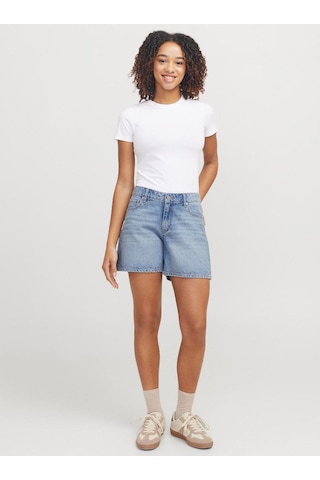 Jack & Jones Jack&jones Jxlaura Short Mw Denım Shorts Dnm Sn Kadın Denım Şort Mavi