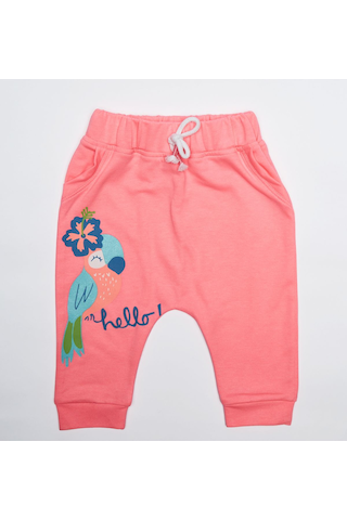 Serbend Sbk-1107 Serbend Kız Bebek Eşofman Altı Neon Pembe 6 - 9 Ay 6 - 9 Ay