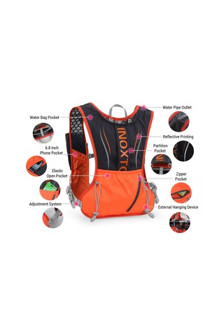 Yuntech01 Hafif 5l Bisiklet Sırt Çantası - 1.5l Su Torbası Ve 2 Şişe İle Outdoor Sporlar İçin Yeşil