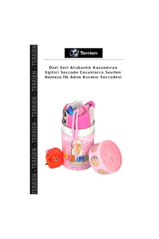 Özel Seri Alışkanlık Kazandıran Eğitici Seccade Çocuklarca Sevilen Namaza İlk Adım Kızımın Seccadesi Çok Renkli