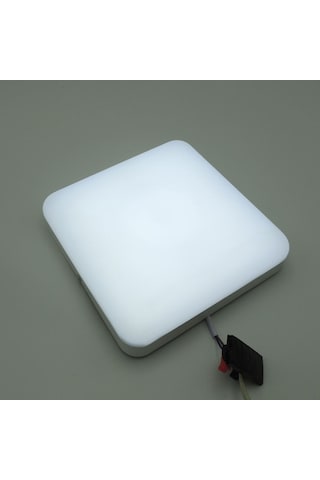 Dış Mekan Kare Sıva Üstü 20W Led Panel Armatür Trafolu Beyaz