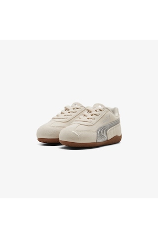 Puma Speedcat Metallic Bebek Krem Spor Ayakkabı 404115 Krem