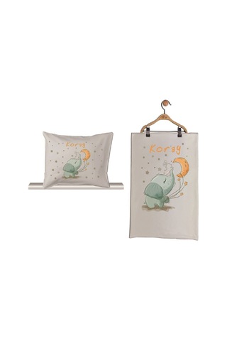 Pia Baby Gl 1925-02 İsme Özel Beşli Tulum Set Krem