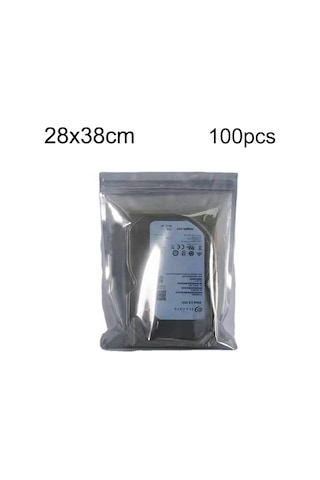 Sones 100 Adet/paket 28x38cm Anti-statik Koruma Çantası Sabit Disk Yalıtım Çantası Elektronik Plastik Anakart Paketleme Çantası Diğer