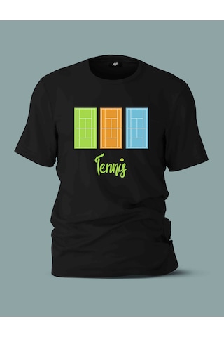Fnbx Tenis 3'lü Saha T-shirt Siyah