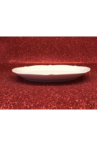 Porland Porselen Queen Beyaz 23 Cm Kayık Tabak 2 Adet