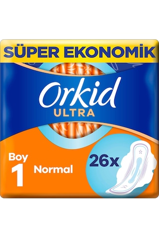 Orkid Ultra Süper Ekonomik Hijyenik Ped Normal 26'lı