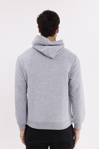 Rowinger Kanguru Cepli Ayarlanabilir Kapüşonlu Sweatshirt Grey