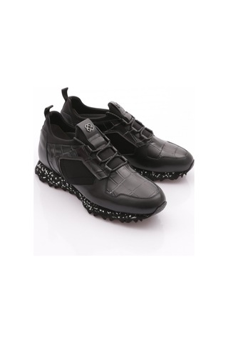 Dgn 5105 Erkek Bağcikli Sneakers Ayakkabi Siyah