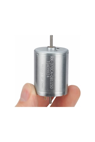 Rk-370ca Dc Motor Dual Çift Milli Dc 24v 3500 Rpm Rc Uçak Rc Bot Oyuncak Araba Dıy