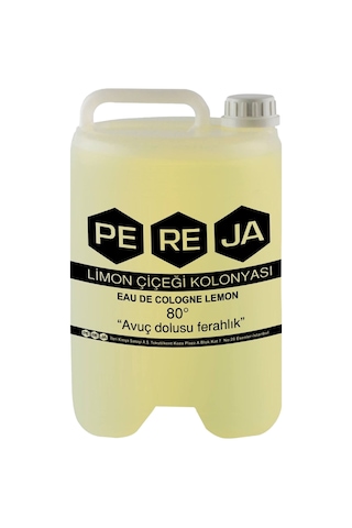 Pereja 80 Derece Limon Çiçeği Kolonyası Bidon 3 L Pereja 80 Derece Limon Çiçeği Kolonyası Bidon 3 L