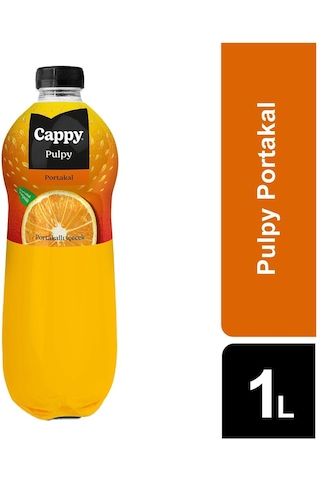 Cappy Pulpy Portakallı İçecek 1 Lt X 6 Adet