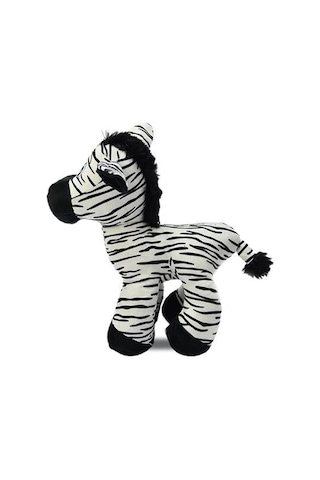 Oyuncak Peluş Zebra 30 Cm - Uyku Ve Oyun Arkadaşı Peluş Oyuncak Siyah - Beyaz