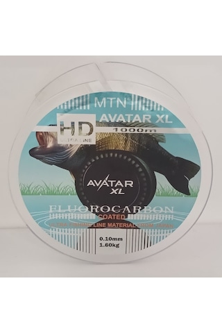 Mtn Avatar Xl Fluorocarbon Misina 0,10Mm 1000 MT