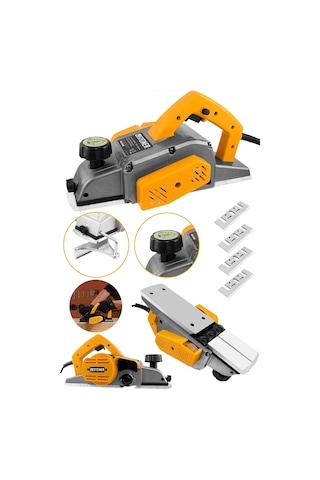 Steiner 4200 Watt Bakır Sargılı Planya Rende Makinesi + 4 Bıçak S