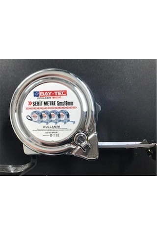 Bay-tec Mk4146 5mt 19mm Krom Şerit Metre Kdo