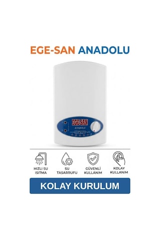Elektrikli Şofben Anadolu - Kurulum Yönlendirmesi