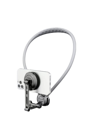 Jmary Mg-03 2in1 Eller Serbest Magnetik Boyun Askılı Telefon Tutucu Siyah