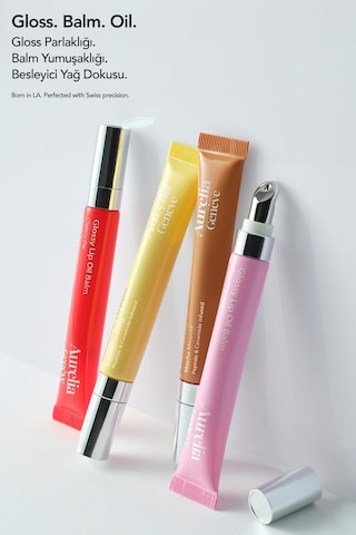 Aurelia Geneve Glossy Lip Oil Nemlendirici Etkili Renkli Lip Balm Mocha Mousse 12 ML