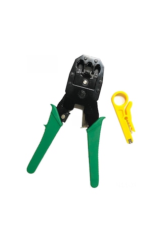 Konesam 315 Çok Amaçlı Ağ Testeri - Rj45 Kristal Uç, Ağ/ Telefon Kablosu Presleme Ve Telliği Açma Aracı