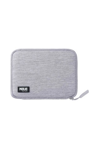 Novahub Bubm Mini Usb Kablolar & Depolama Çantası - Gri Pvc, Gri Renk Gri