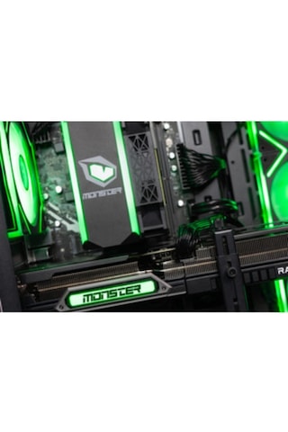 Monster Tulpar TD3 V1.1.2.4 R5-7600 16 Gb 1 TB RX9060 XT W11H Masaüstü Bilgisayarı