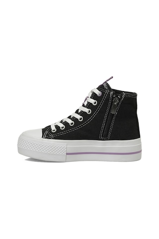 Wednesday Wende.f6fx Siyah Kız Çocuk High Sneaker 000000000102124215 Siyah