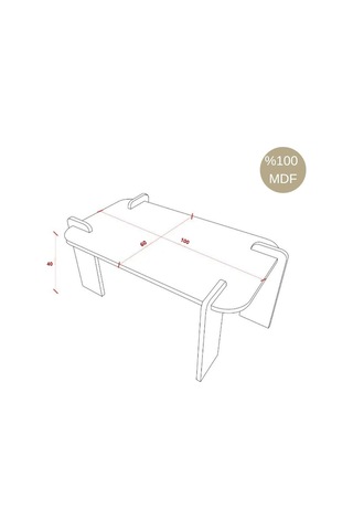 Fuji Dekoratif Orta Sehpa Meşe