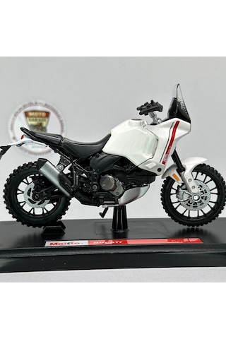 Ducati Desertx 1:18 Diecast Maket Motor Lisanslı Metal Model Motosiklet
