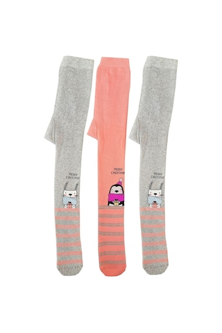 3Lü Kız Bebek/Çocuk Havlu Külotlu Çorap Pamuklu Kışlık Kalın