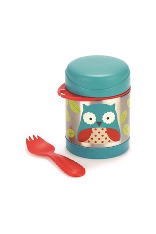 Skip Hop Paslanmaz Çelik Termos 325 ML Baykuş Mavi