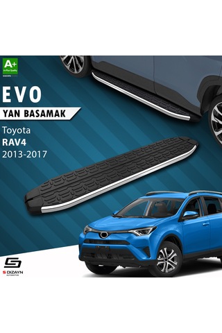 S-dizayn Toyota Rav 4 4 Evo Krom Yan Basamak 173 Cm 2013-2017