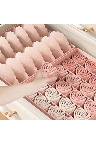 Cbtx 3 Adet / Takım Çekmece Tarzı Ev Organizatör Kapaksız Saklama Kutuları - Gri