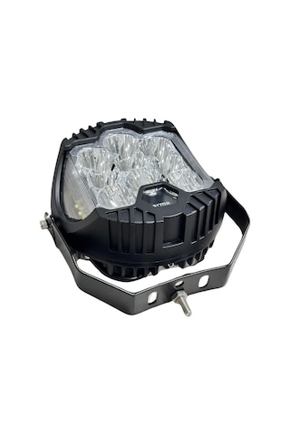 9v-32v Off-road Lamba Beyaz Yuvarlak 9 Ledli 163 167 Mm