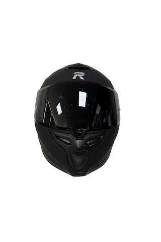 Rivox R1 Kapalı Motosiklet Kaskı Mat Siyah