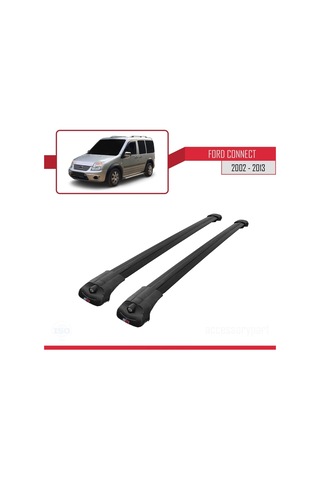 Ford Connect 2002-2013 Arası İle Uyumlu Ace-1 Ara Atkı Tavan Barı Siyah