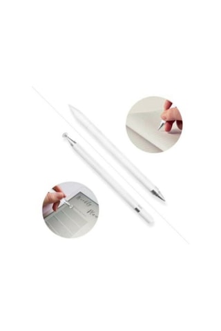 Ipad 10.2 8. 9 Uyumlu Nesil 2 In 1 Stylus Kalem Özel Tasarım Ve Çizim Kalemi