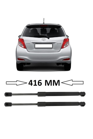 Toyota Yaris 2012-2017 Uyumlu Sağ + Sol Takım Bagaj Amortisörü 2 Adet 416mm 689500w0641 Bagaj Amortisörü