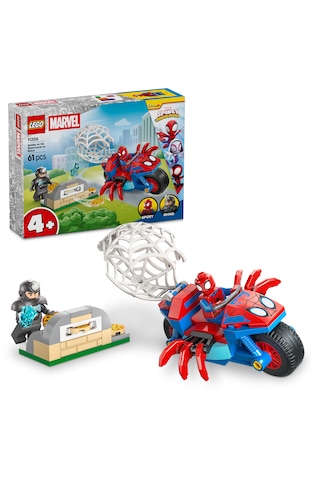 LEGO® ǀ Marvel Spidey ve Arkadaşları Motosikletli Spidey, Rhino'ya Karşı 11206 - 4 Yaş ve Üzeri Çocuklar için Yapım Seti (61P)LEGO® ǀ Marvel Spidey ve Arkadaşları Motosikletli Spidey, Rhino'ya Karşı 11206 - 4 Yaş ve Üzeri Çocuklar için Yapım Seti (61P)