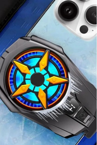 Sl-09 Telefon Ve Tablet Soğutucu Fan Işıklı Cep Telefonu Soğutma