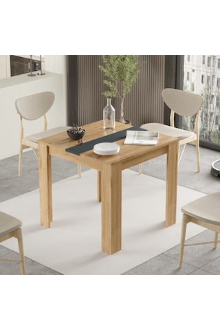 Robin Home Lena Yemek Masası 80x80 Sepet-antrasit