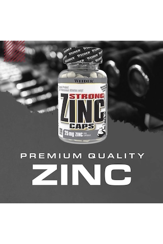 Weider Strong Zinc Caps 120 Caps