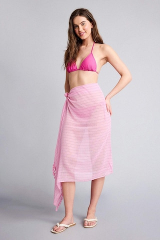 Defacto Regular Fit Pamuklu Pareo-fall İn Love E5103ax25sppn253 Pembe