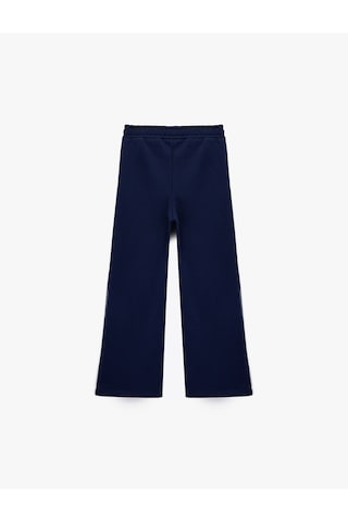 Koton Beli Lastikli Geniş Paça Eşofman Altı Lacivert 7wkg40020ak