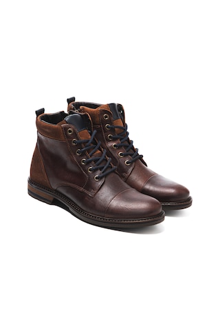 Bot Erkek 1041 021 Wk-john May Orkut Suede Cognac Kahve