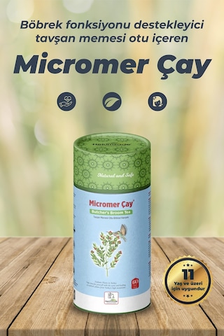 Micromer Tavşan Memesi Otu İçeren Bitkisel Paket Çay 60 x 3 G