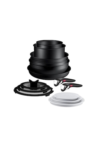 Tefal Ingenio Excellence Fusion Core 9x Büyük Tencere Ve Tava Seti - 14 Parça Siyah
