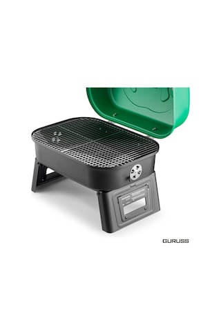 Guruss Go & Grill Barbekü Mangal Yeşil Model:grs34